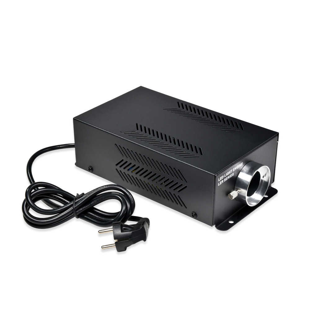 Motor de luz de fibra óptica SANLI LED 4X12W DMX512 LED RGBW