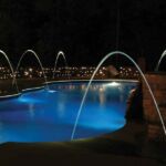 SANLI LED 80W LED Kit de luz perimetral para piscina de fibra óptica